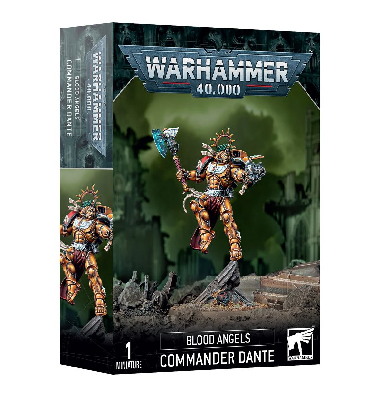 Games Workshop Blood Angels Commander Dante 26-Part Plastic Miniature Kit