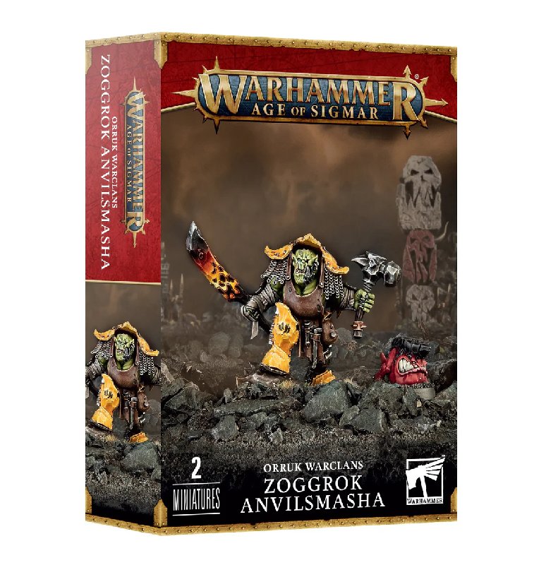 Warhammer Age of Sigmar Orruk Warclans Zoggrok Anvilsmasha Box Set