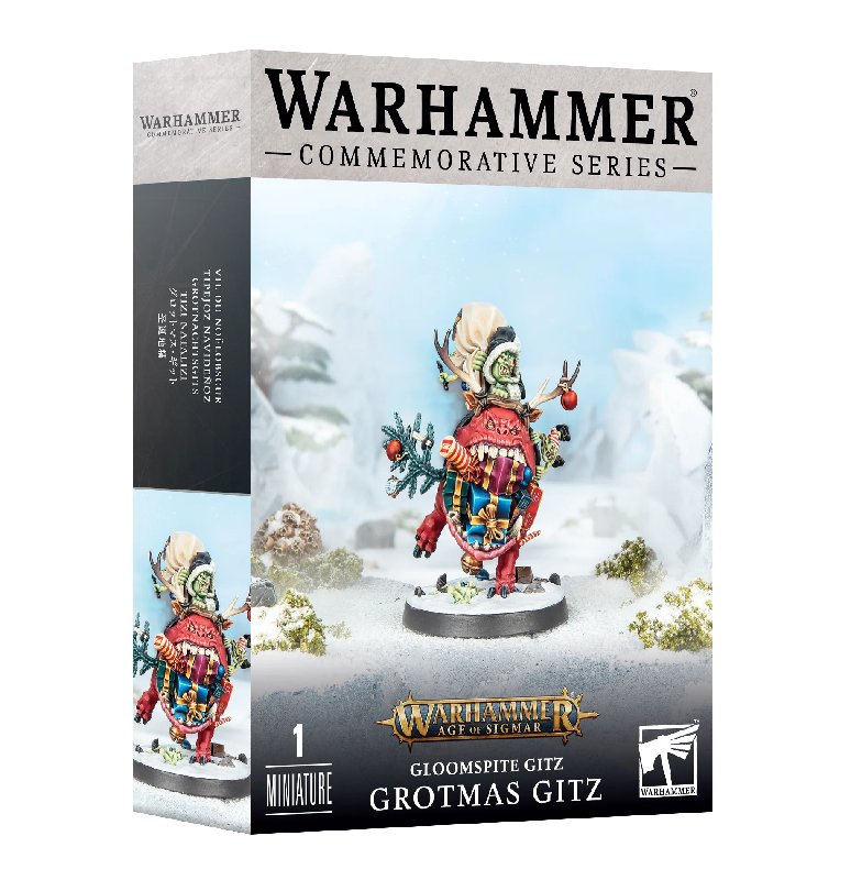 Games Workshop Warhammer Age of Sigmar Gloomspite Gitz Grotmas Gitz 2023 Holiday Miniature