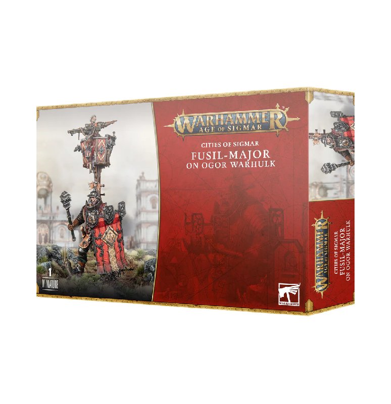 Warhammer Age of Sigmar Cities of Sigmar Fusil-Major on Ogor Warhulk Plastic Kit
