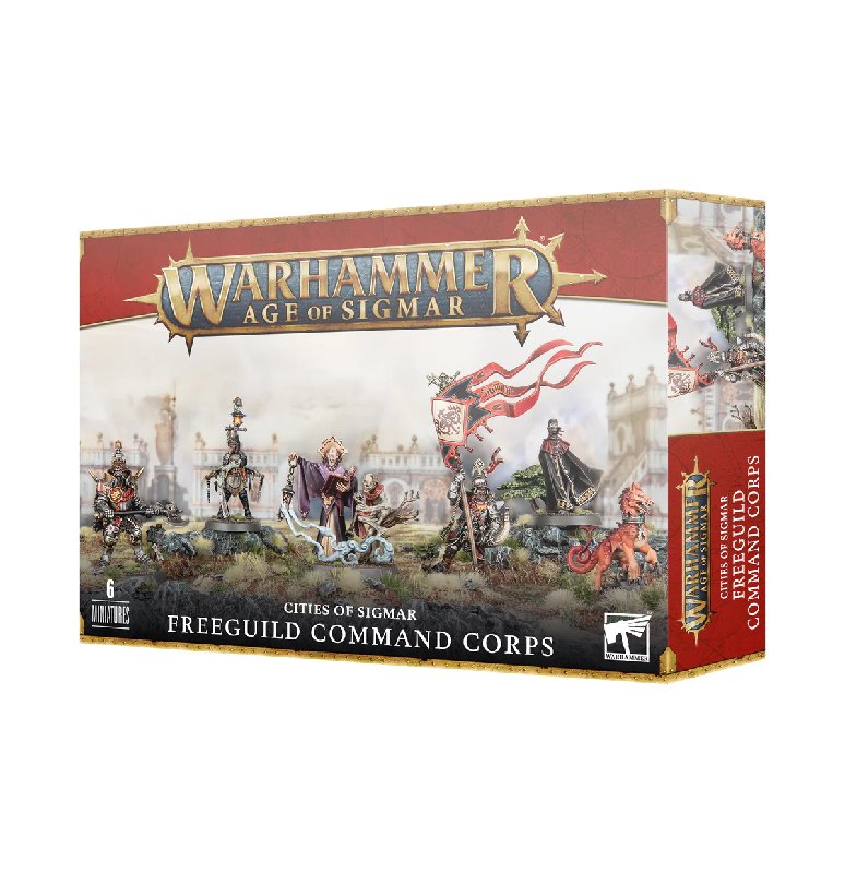 Games Workshop Cities of Sigmar Freeguild Command Corps 68-Part Plastic Miniature Kit