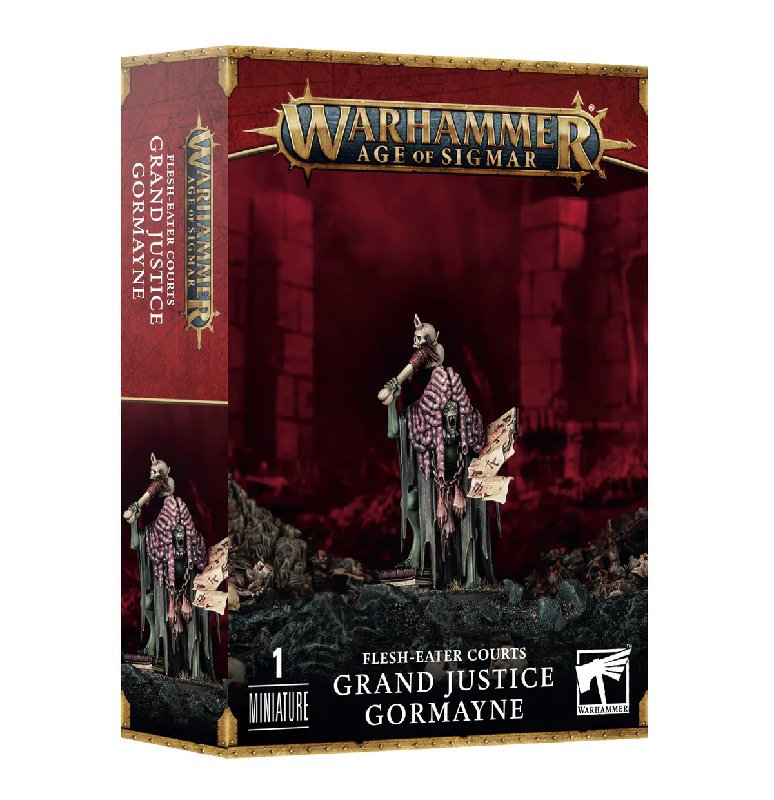 Games Workshop Flesh-Eater Courts Grand Justice Gormayne Miniature Kit with 32mm Base