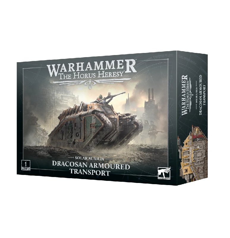 The Horus Heresy Solar Auxilia Dracosan Armoured Transport Plastic Model Kit