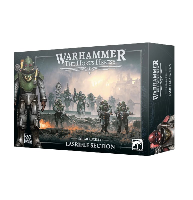 Games Workshop Warhammer: The Horus Heresy Solar Auxilia Lasrifle Section - 20 Miniatures