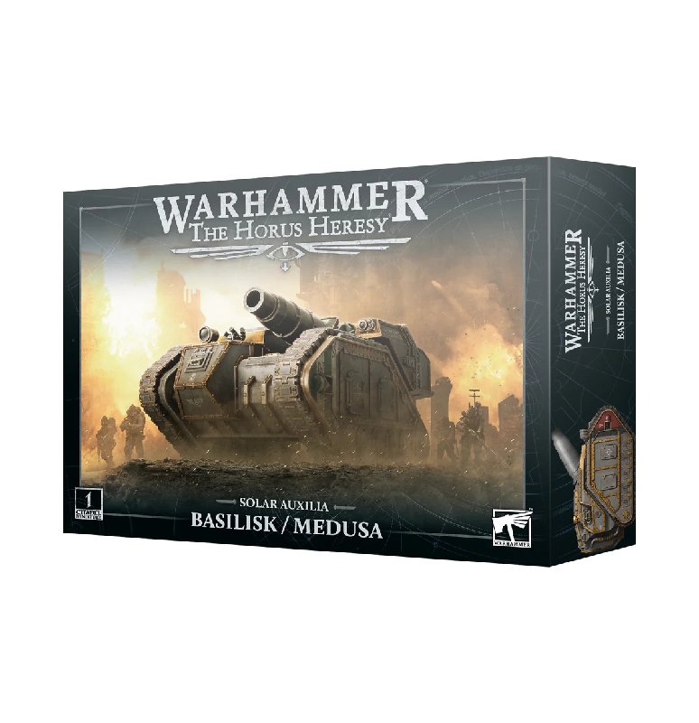 The Horus Heresy Solar Auxilia Basilisk/Medusa Artillery Tank Plastic Kit