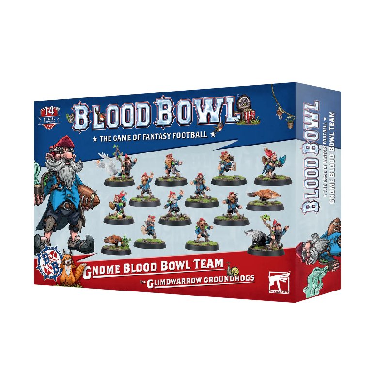 Games Workshop Blood Bowl Gnome Team - Glimdwarrow Groundhogs