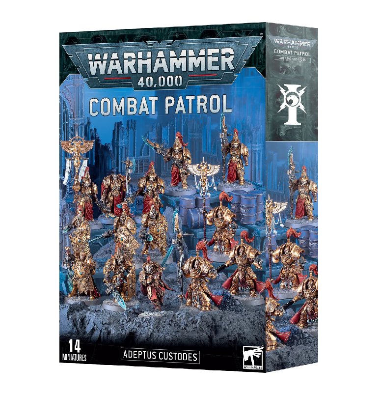 Games Workshop Warhammer 40,000 Combat Patrol: Adeptus Custodes Miniature Set