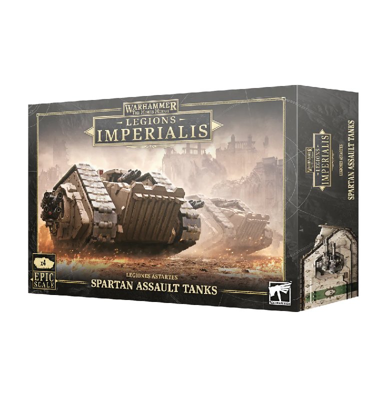 Games Workshop Legions Imperialis Spartan Assault Tanks Plastic Kit - 4 Epic-Scale Models