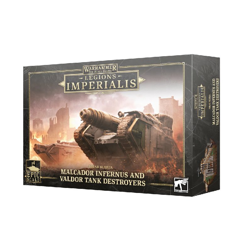 Games Workshop Legions Imperialis Malcador Infernus and Valdor Tank Destroyers Epic Scale Plastic Kit