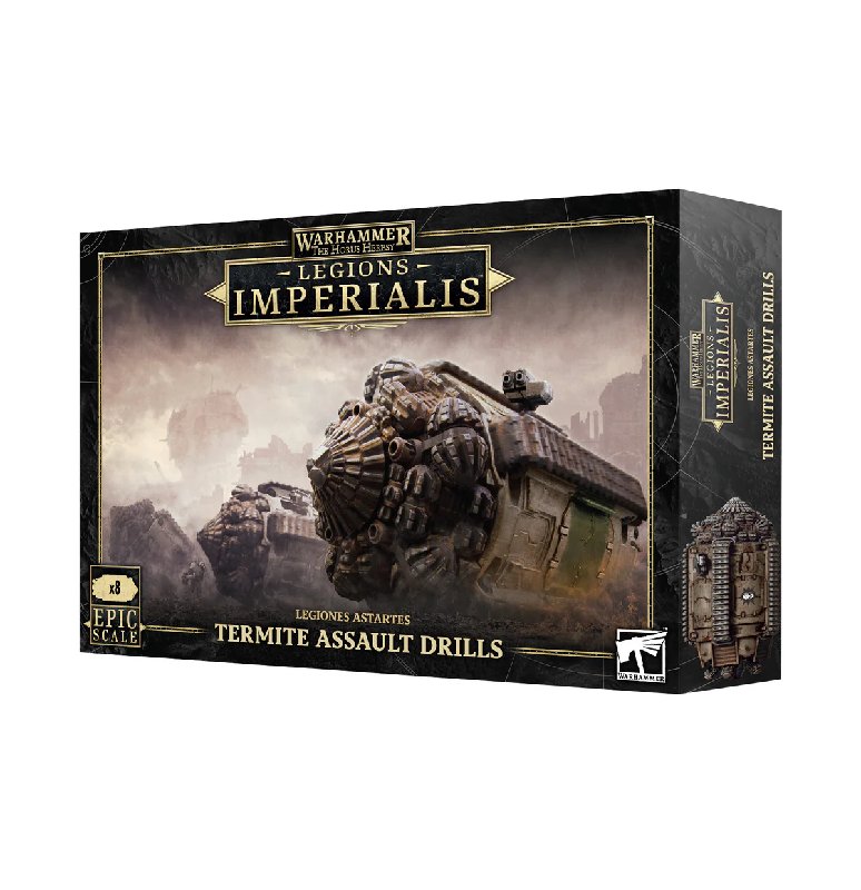Legions Imperialis Termite Assault Drills - Epic Scale Multipart Plastic Kit (8 Drills)