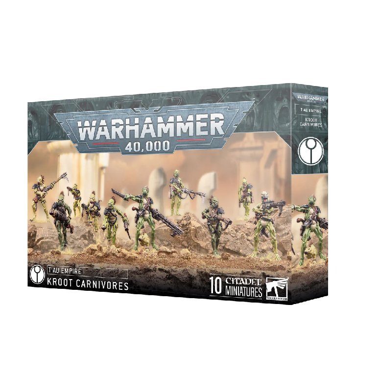 Warhammer 40k T'au Empire Kroot Carnivore Squad (10 Miniatures)