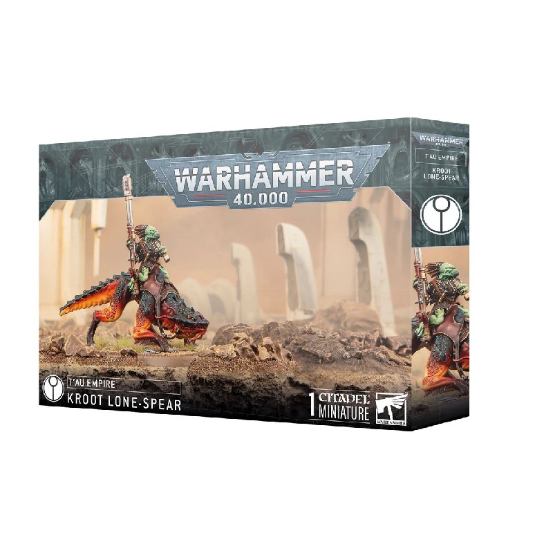 Warhammer 40,000 T'au Empire Kroot Lone-Spear with Kalamandra