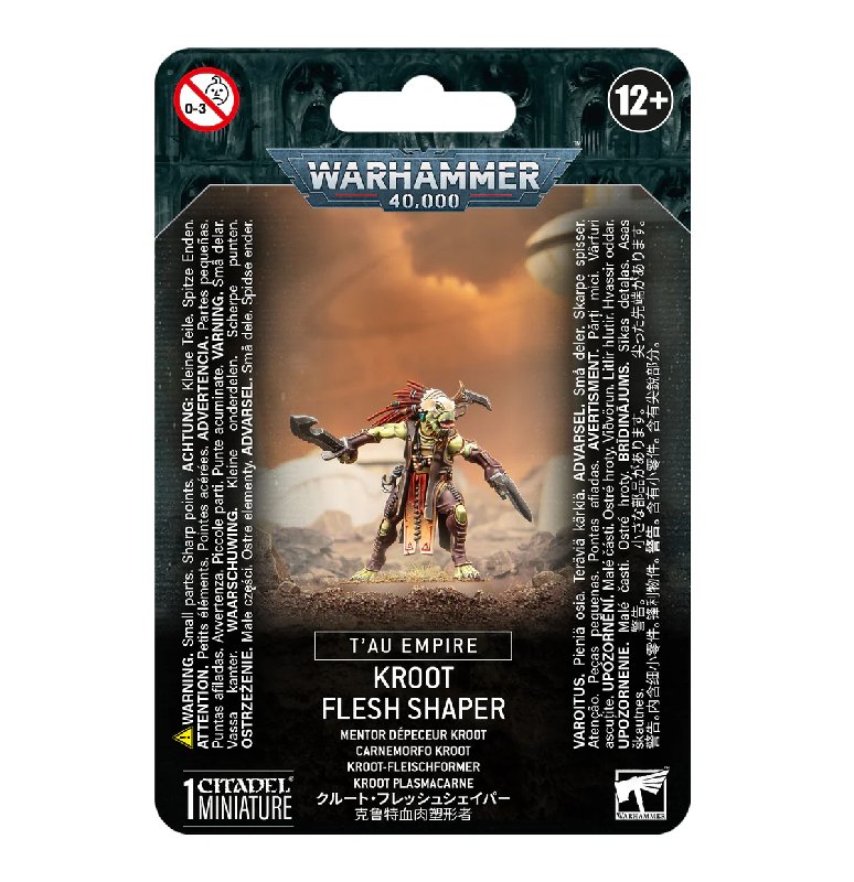 Warhammer 40k T'au Empire Kroot Flesh Shaper with 32mm Base