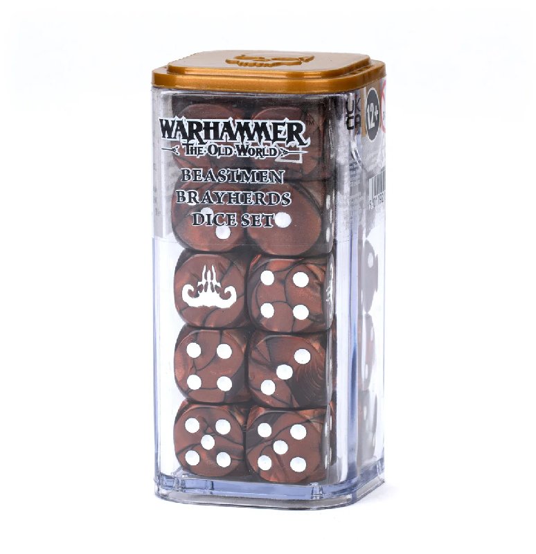 Games Workshop Warhammer The Old World Beastmen Brayherds Dice Set