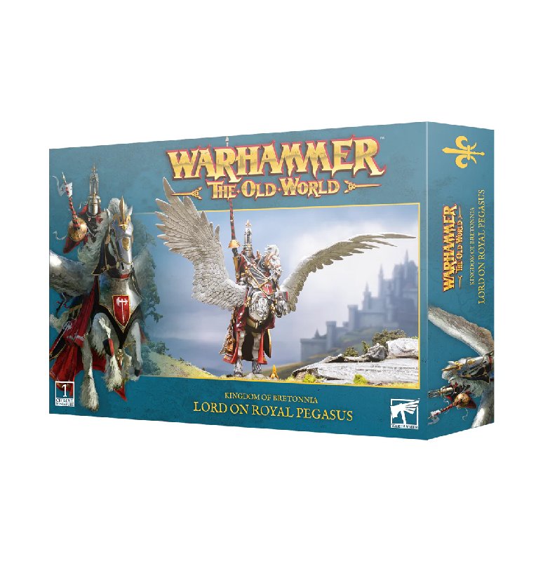 Games Workshop Warhammer The Old World Kingdom Of Bretonnia Lord On Royal Pegasus