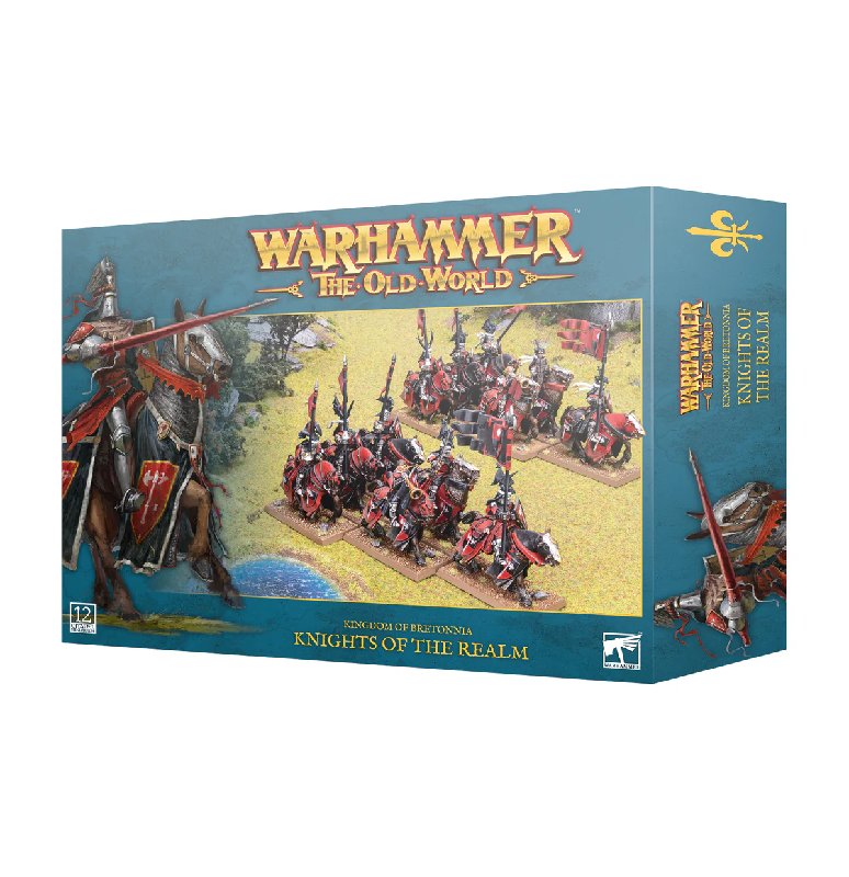 Games Workshop Warhammer The Old World Kingdom Of Bretonnia Knights Of The Realm 12-Model Plastic Kit