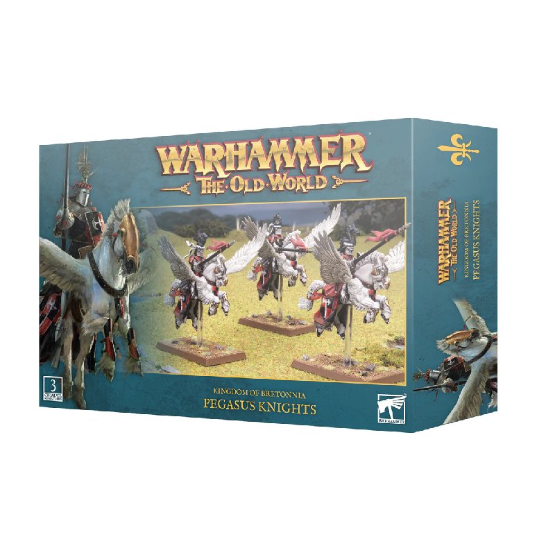 Games Workshop Warhammer The Old World: Bretonnia Pegasus Knights 3-Miniature Set