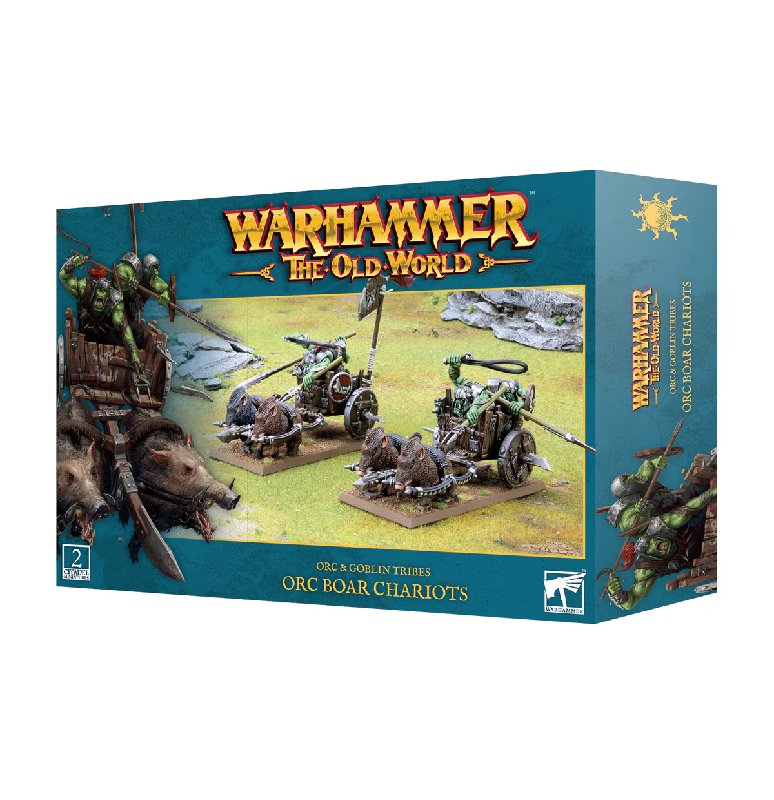 Warhammer The Old World Orc & Goblin Tribes Orc Boar Chariots
