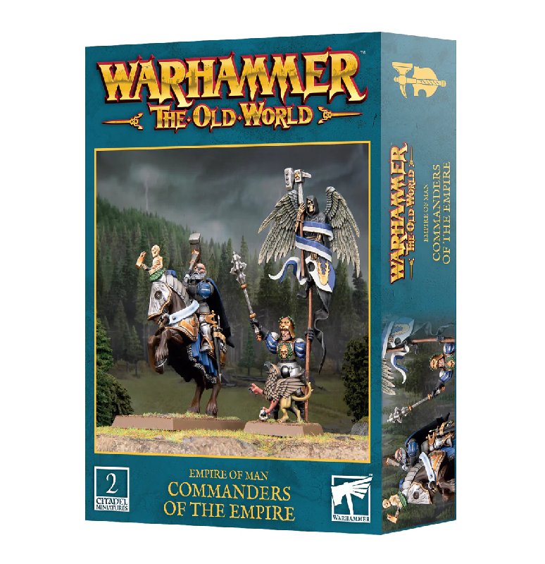Warhammer The Old World Empire of Man Commanders of the Empire Plastic Kit
