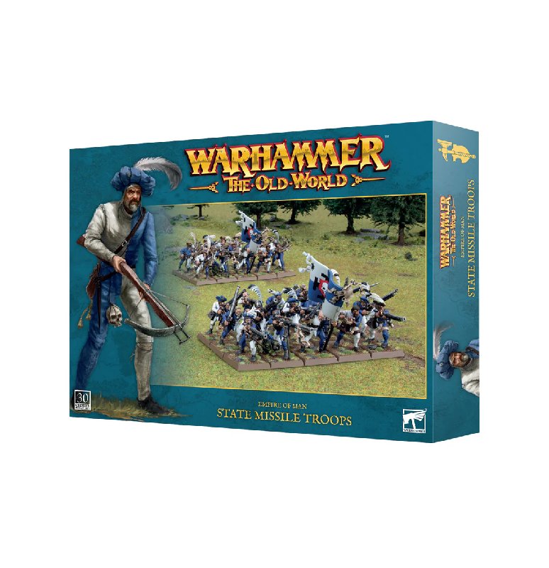 Warhammer The Old World Empire of Man State Missile Troops 30-Miniature Plastic Kit