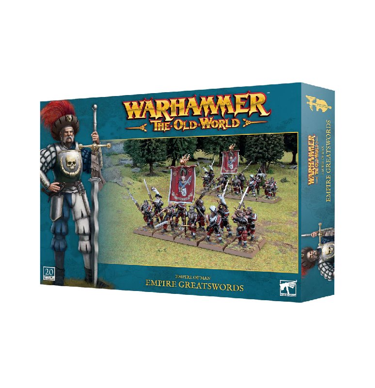Warhammer The Old World Empire of Man Greatswords 20-Miniature Plastic Kit