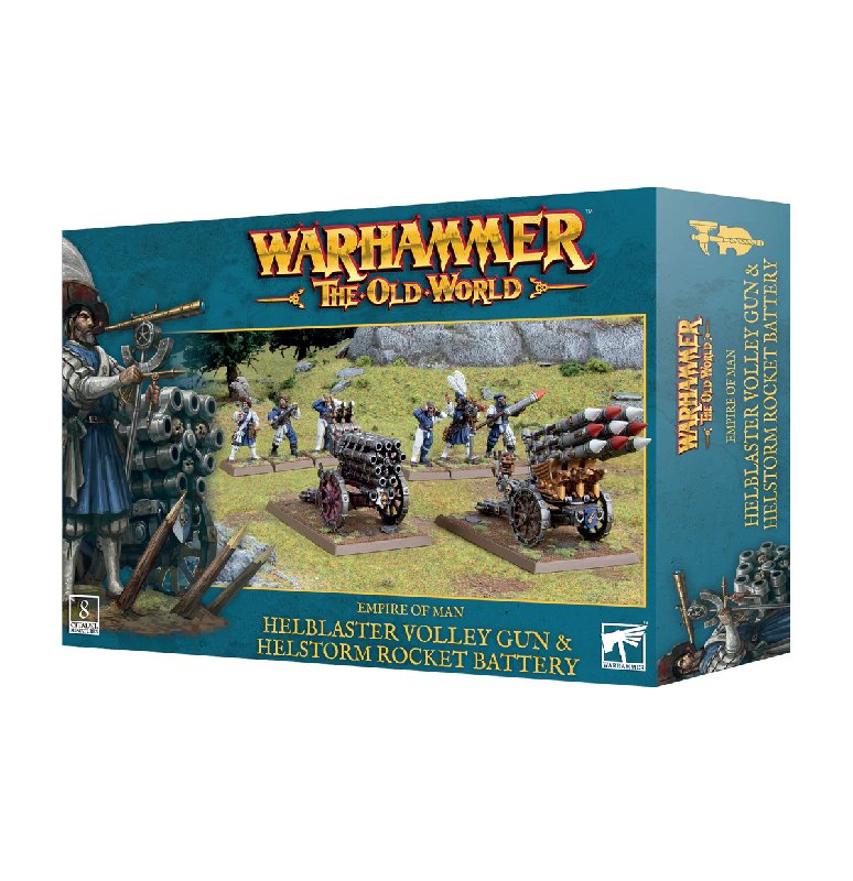 Games Workshop Warhammer: The Old World Empire of Man Hellblaster Volley Gun & Hellstorm Battery Plastic Kit