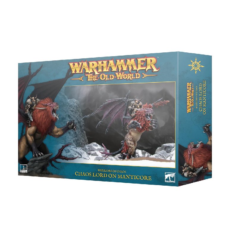 Warhammer The Old World Warriors of Chaos Lord on Manticore Plastic Kit