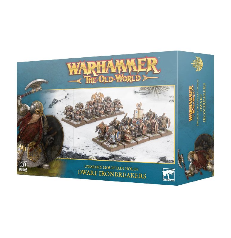 Games Workshop Warhammer The Old World Dwarfen Mountain Holds Dwarf Ironbreakers/Irondrakes 20-Miniature Kit