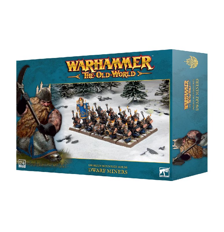 Games Workshop Warhammer The Old World Dwarfen Mountain Holds Dwarf Miners Plastic Kit