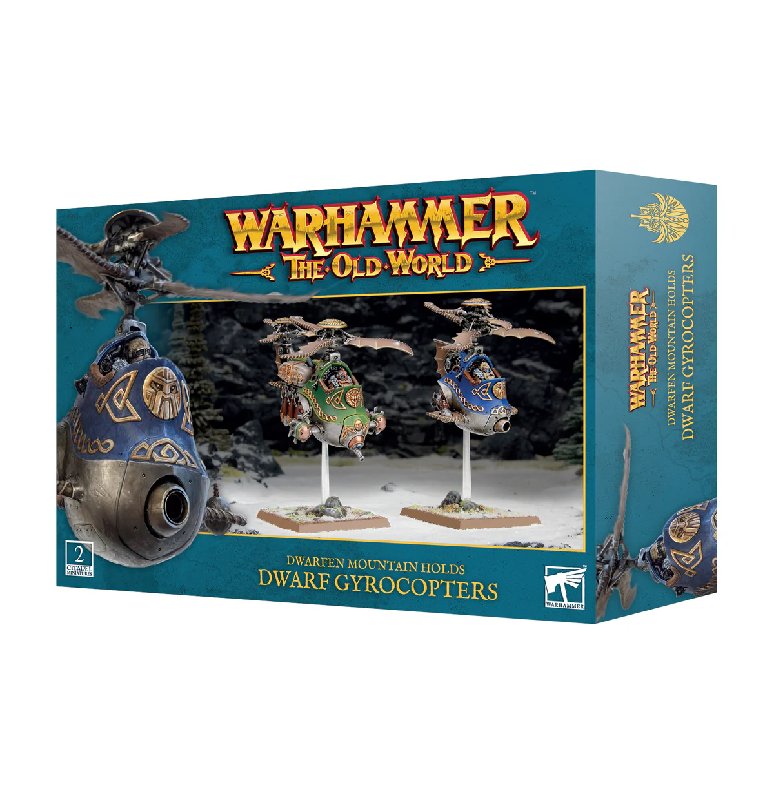 Games Workshop Warhammer The Old World Dwarfen Mountain Holds Gyrocopters & Gyrobombers Plastic Kit
