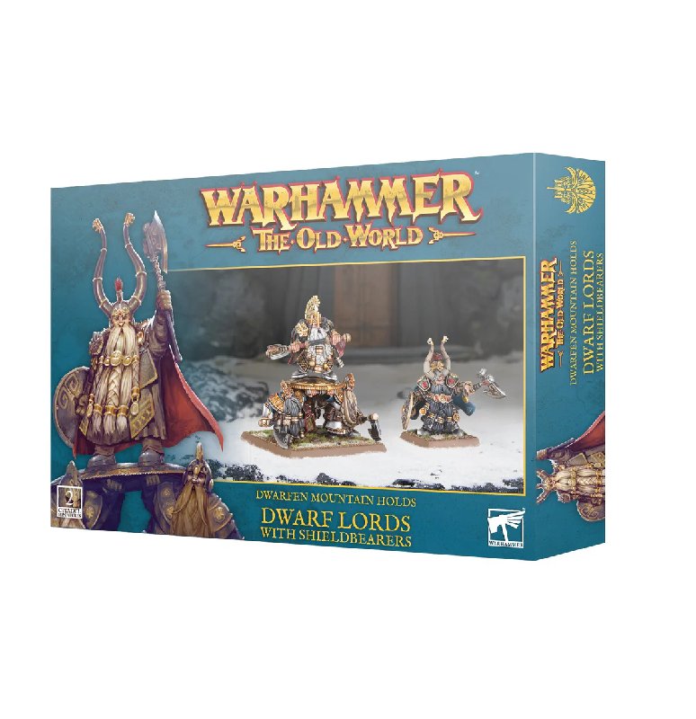 Games Workshop Warhammer The Old World Dwarfen Mountain Holds Dwarf Lords With Shieldbearers Plastic Kit