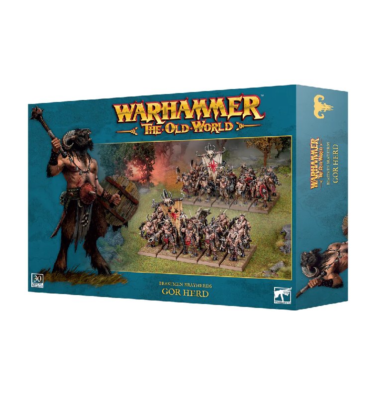 Games Workshop Warhammer: The Old World Beastmen Brayherds Gor Herd - 30 Miniatures