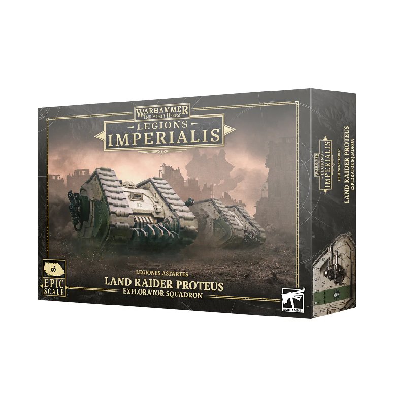 Games Workshop Legions Imperialis Land Raider Proteus Explorator Squadron (6 Tanks)