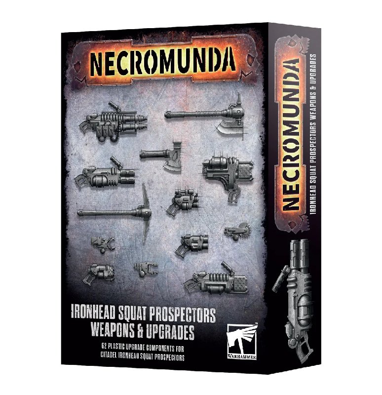 Necromunda Squat Prospectors Weapons & Upgrades Plastic Kit