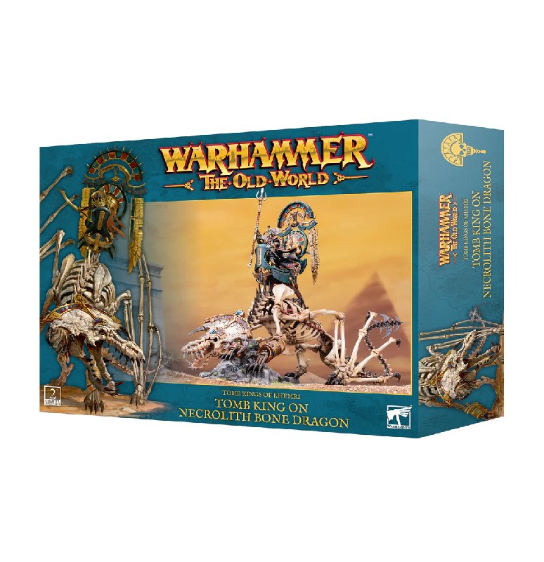 Games Workshop Warhammer The Old World Tomb Kings Tomb King On Necrolith Bone Dragon Plastic Kit