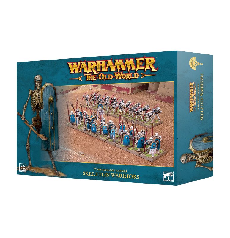 Games Workshop Warhammer The Old World Tomb Kings Skeleton Warriors 36-Miniature Plastic Kit