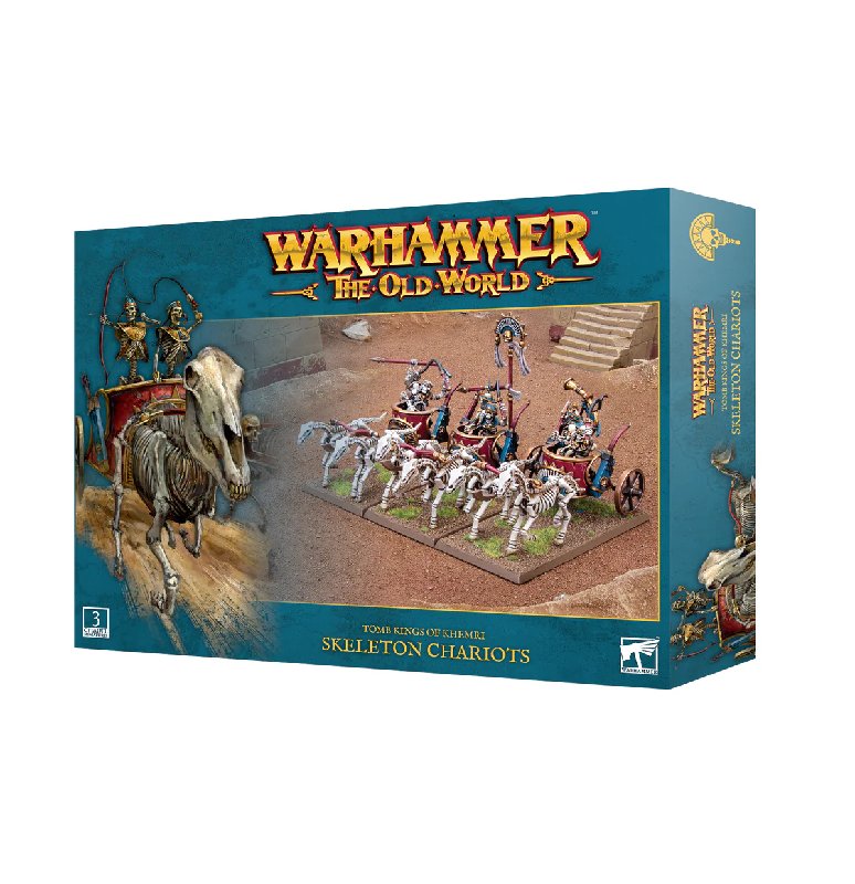 Warhammer The Old World Tomb Kings Skeleton Chariots Plastic Kit