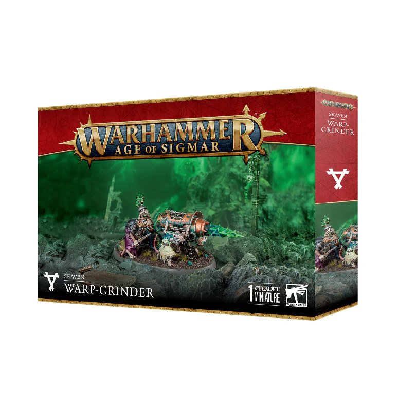 Games Workshop Skaven Warp Grinder War Machine with Crew and 90mm Oval Base