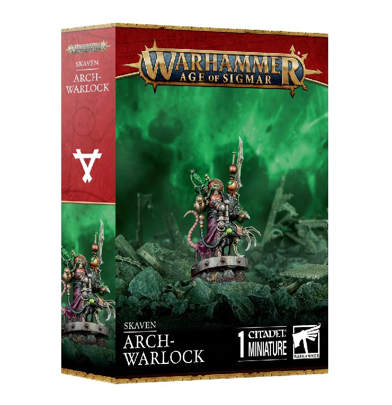 Warhammer Age of Sigmar Skaven Arch-Warlock Plastic Model Kit