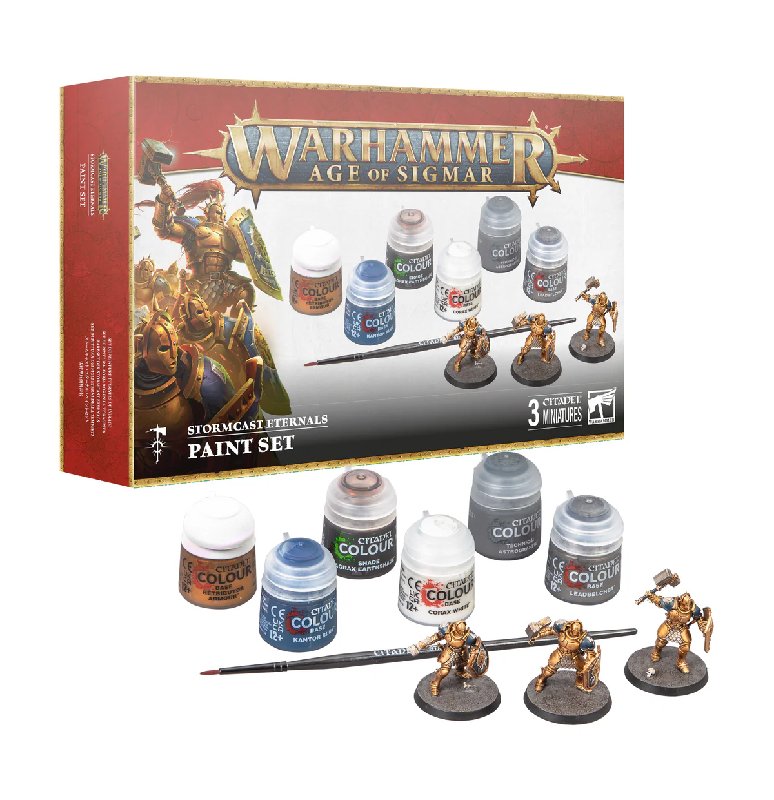 Games Workshop Age Of Sigmar Stormcast Eternals Paint Set