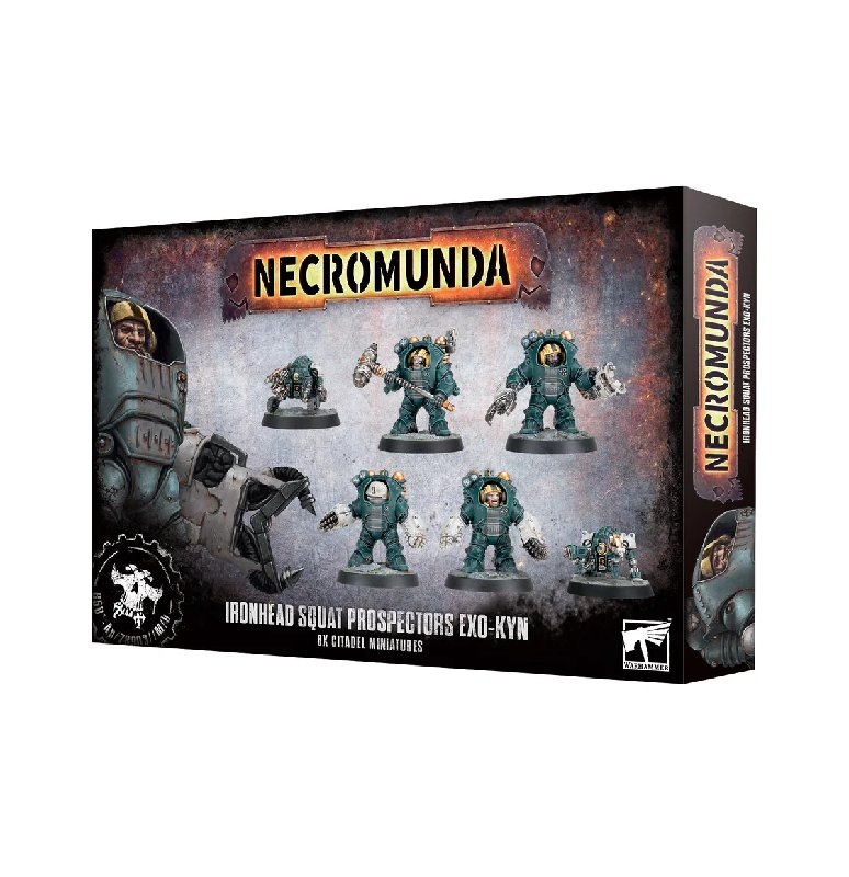 Necromunda Squat Prospectors Exo-Kyn Plastic Miniatures Kit