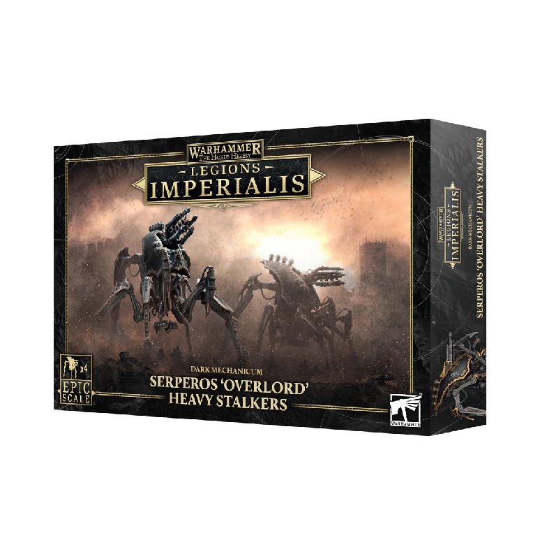 Legions Imperialis Dark Mechanicum Serperos 'Overlord' Heavy Stalkers 4-Miniature Kit