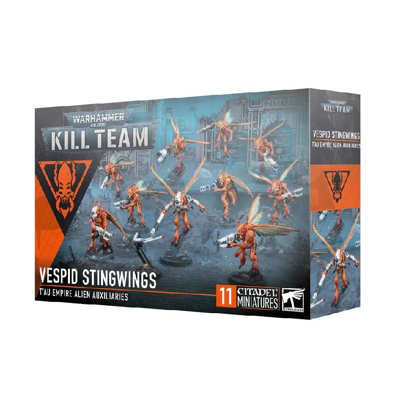 Warhammer 40,000 Kill Team Vespid Stingwings with Oversight Drone