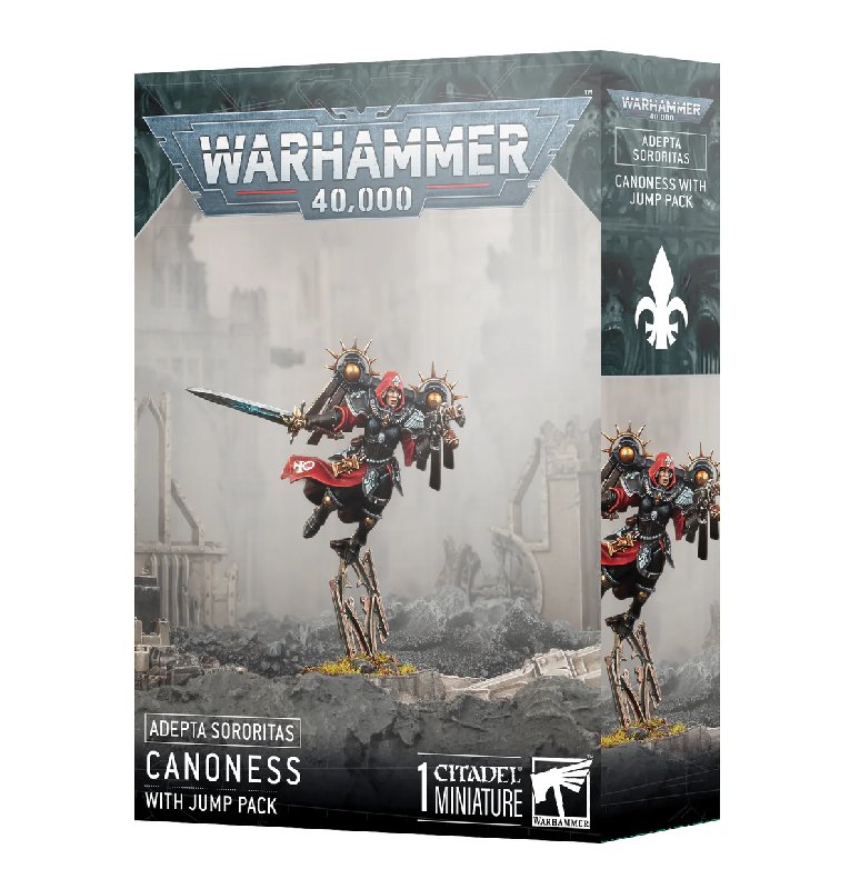 Games Workshop Adepta Sororitas Canoness With Jump Pack Miniature