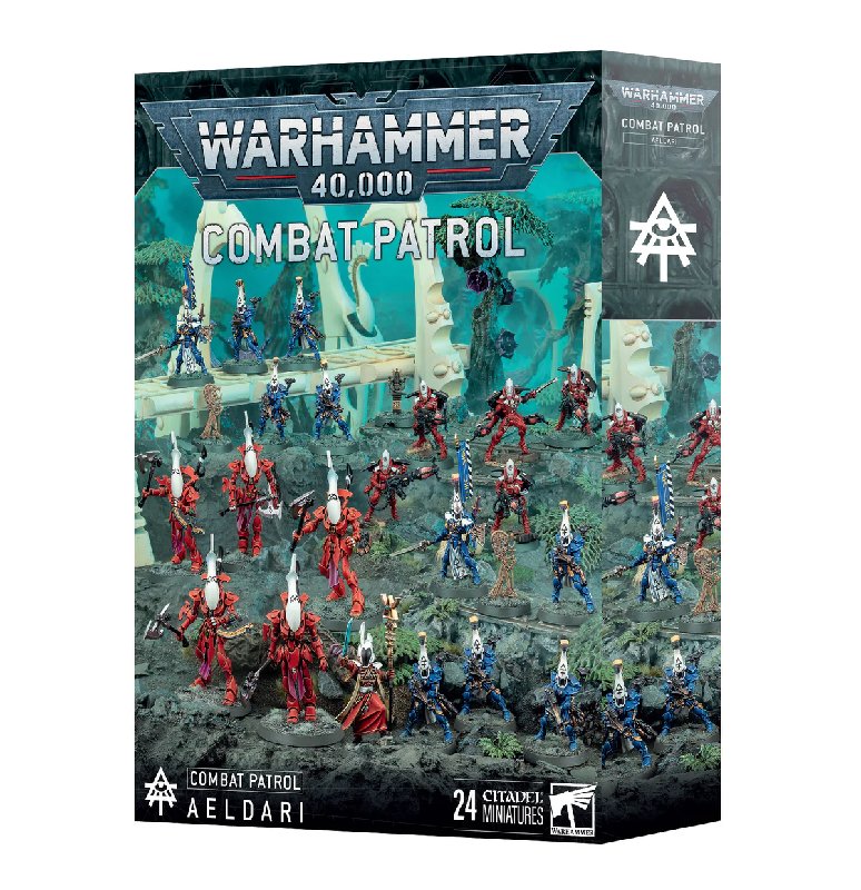 Warhammer 40,000 Combat Patrol: Aeldari Box Set with 24 Plastic Miniatures