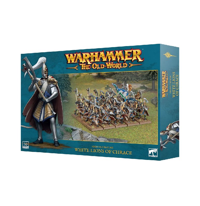 Games Workshop Warhammer The Old World High Elf Realms White Lions of Chrace Resin Miniature Kit
