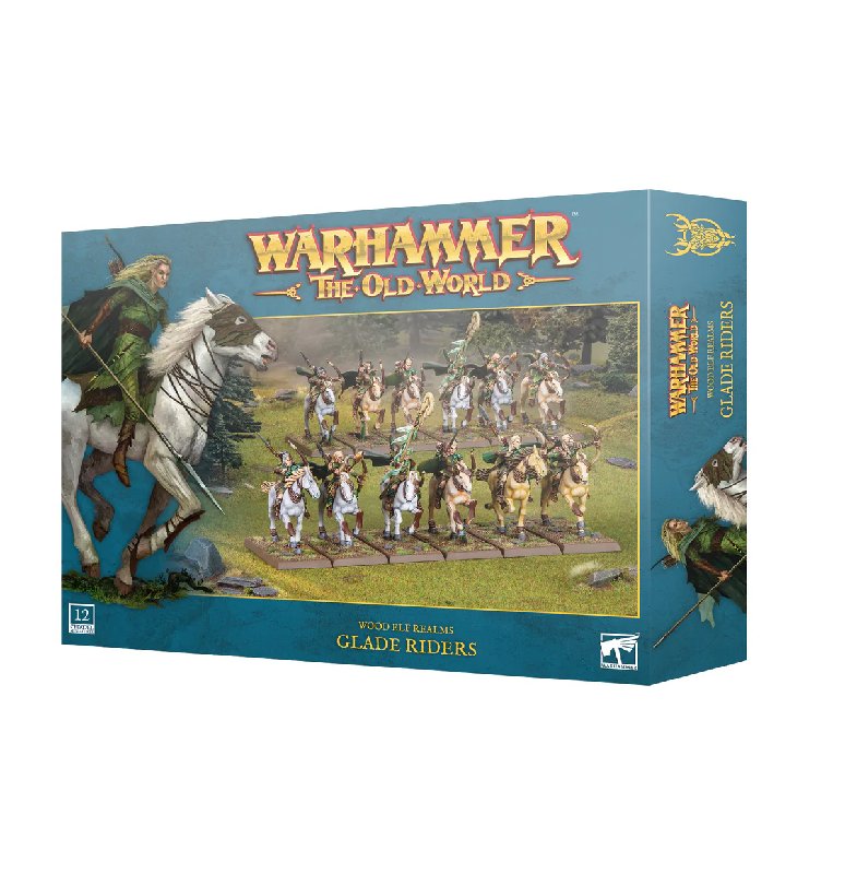 Games Workshop Warhammer The Old World Wood Elf Realms Glade Riders 12-Miniature Plastic Kit