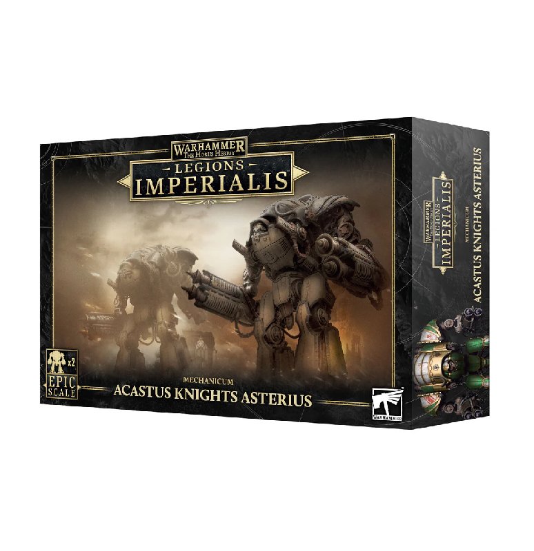 Legions Imperialis Acastus Knights Asterius Plastic Model Kit (2 Knights, 94 Components)