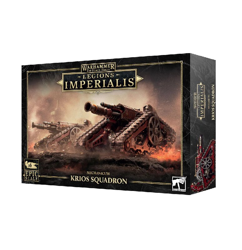 Legions Imperialis Krios Squadron Plastic Model Kit - 6 Tanks with Transfers