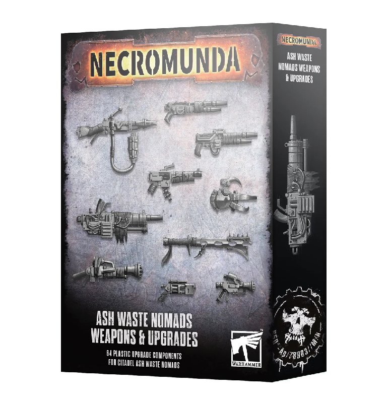 Games Workshop Necromunda Ash Waste Nomads Weapons & Upgrades 64-Piece Plastic Kit